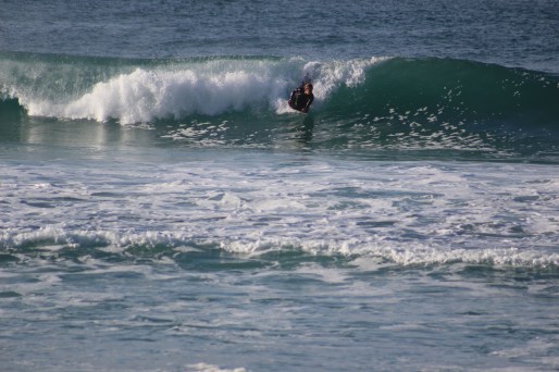 The surfers were cool