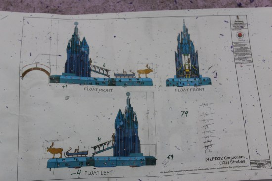 The plans for this portion of the float