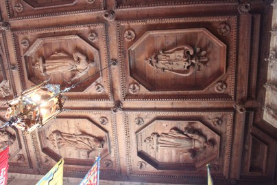 He collected old ceilings and every one in the house was taken from another house somewhere