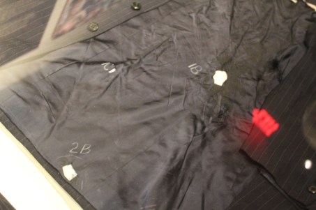 The suit he was in when he was shot