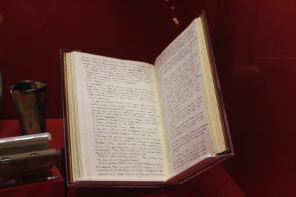 He kept a daily diary and those entries have been made available