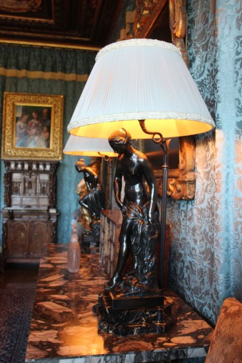 Even the lamps were works of art