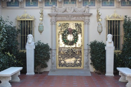 Front door of a guest house
