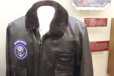 It cracked me up that his Camp David jacket had his name on it!