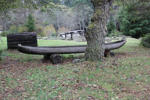 Handcarved Canoe