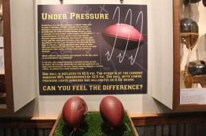 They even had a inflate gate demonstration area. I could tell the difference between the two inflated balls but it was pretty slight