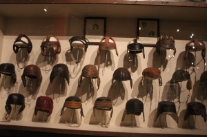 And a great collection of leather helmets