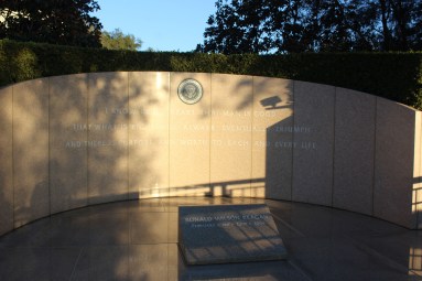 And the front. IT faces the setting sun