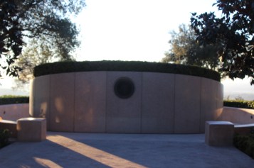 The back of the grave