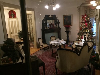 Unfortunately none of the rooms have the original furniture but I enjoyed some of the period peices including these kid sized chairs