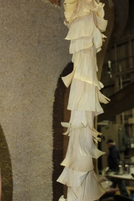 These palm trees were made our of corn husks