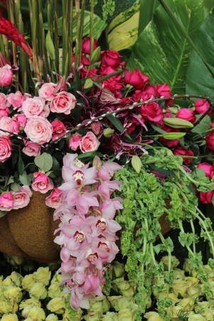 They had numerous full arrangements on board