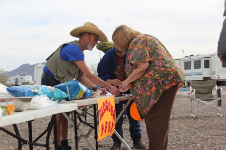 George is in the cowboy hat...sweet guy