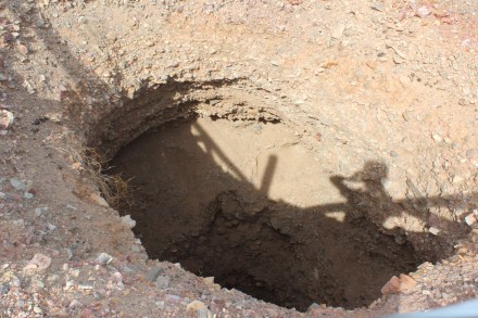 No timber of any kind to hold up the sides