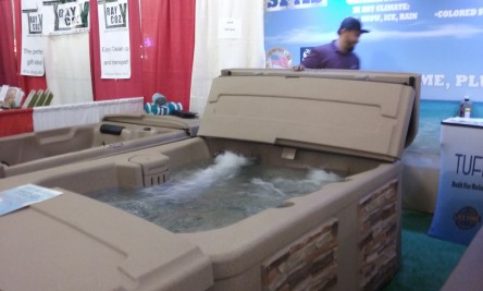 We all admired the hot tubs but not very practical 