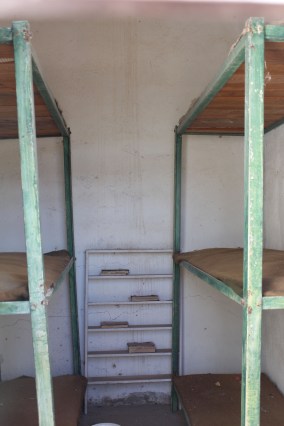 six men to a very small room 