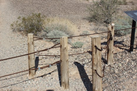 The entrance to the gate is carefully constructed so only walkers can get through