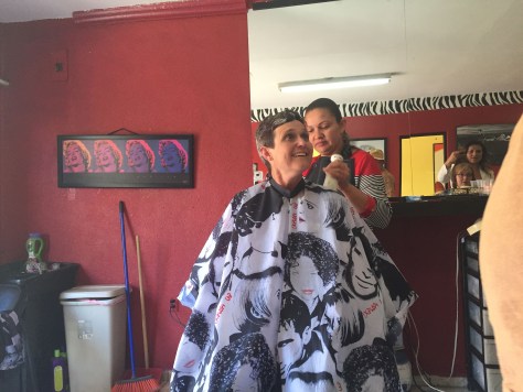 Getting my haircut at Marilyn's