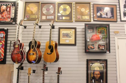 And rock and roll memorabilia