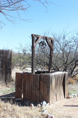 This well is a movie prop and can be moved throughout the town