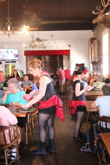 The food was great and the service was actually pretty good although there was a long wait for the food after the show let out