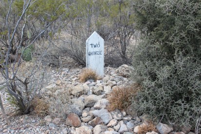 There was a Chinese section in the graveyard. The marker makes it clear they were not always treated well