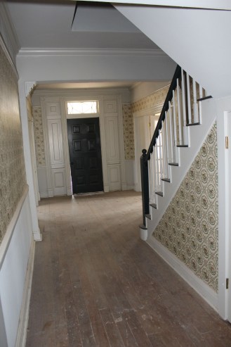 The interior of the house