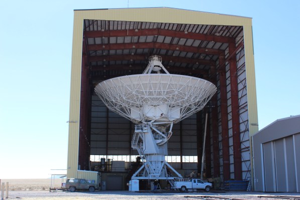 There is almost always one out of rotation for maintenance in this huge bay