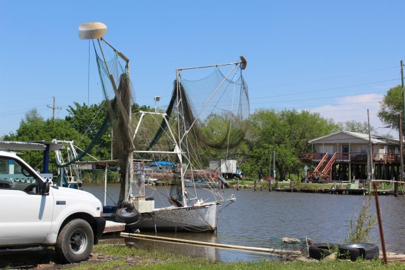 One of their fishing boats