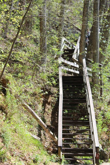 After seeing the stairs I was glad we made our choice!!