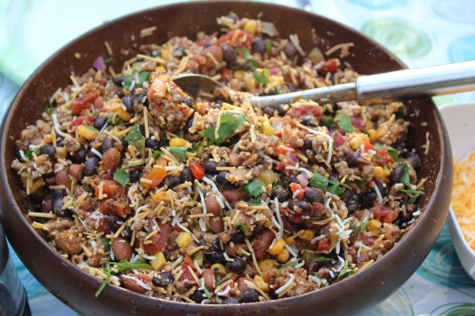 Sues taco salad mix which Lee loves