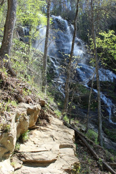 First view of the falls