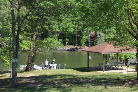 The lake venue was great for the kids