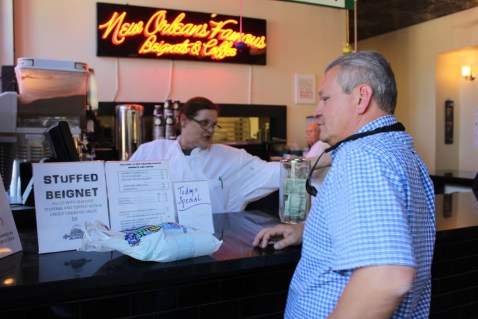 The lady yelled Order which was awesome 