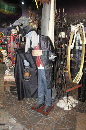 Funny guy at a Voo Doo shop