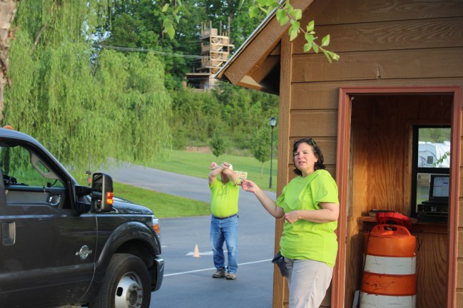 Trey and Susan guiding us in 