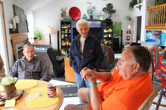 Hanging out and talking