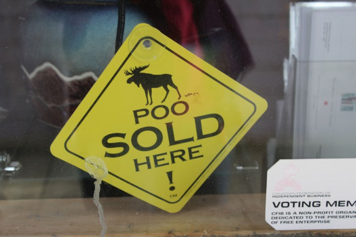 And they sold Moose poo!!