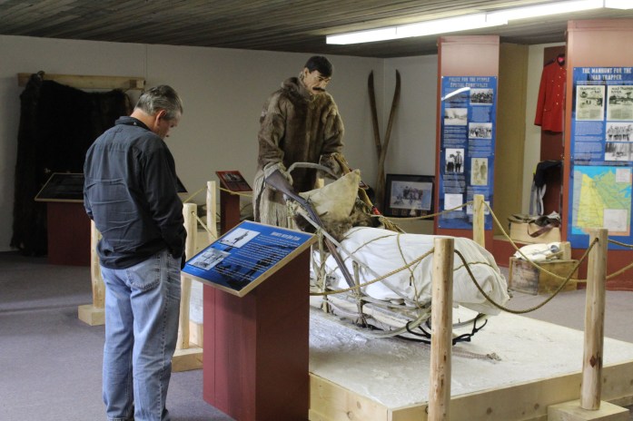 Then a display about the gold prospectors who flocked to the area