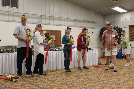 Afterwards there were horse races and the winners would get to come back on Saturday for the finals