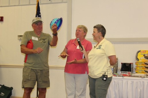 Cliff and Laura showed off their collapsible bowls. I have these!!