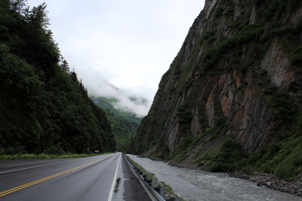 The Keystone Canyon was beautiful even without the falls