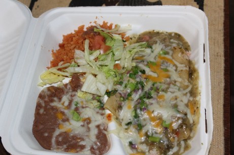 Crab and seafood enchilada