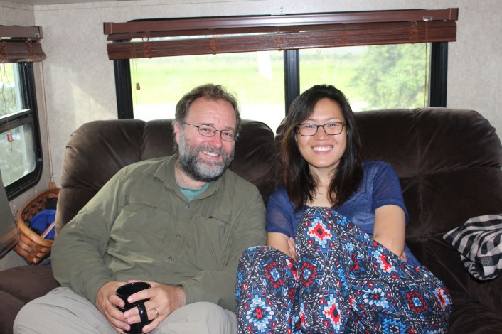 New friends Jonathon and Sue