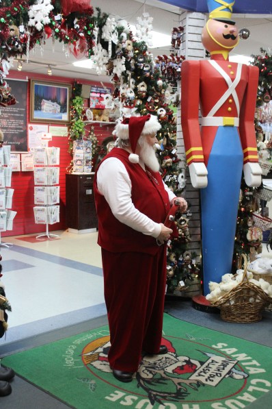 And Santa even came out and talked to everyone for awhile