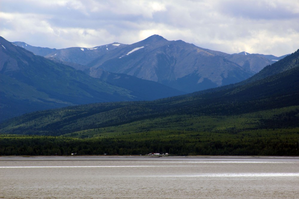 For scale see the tiny houses in the front