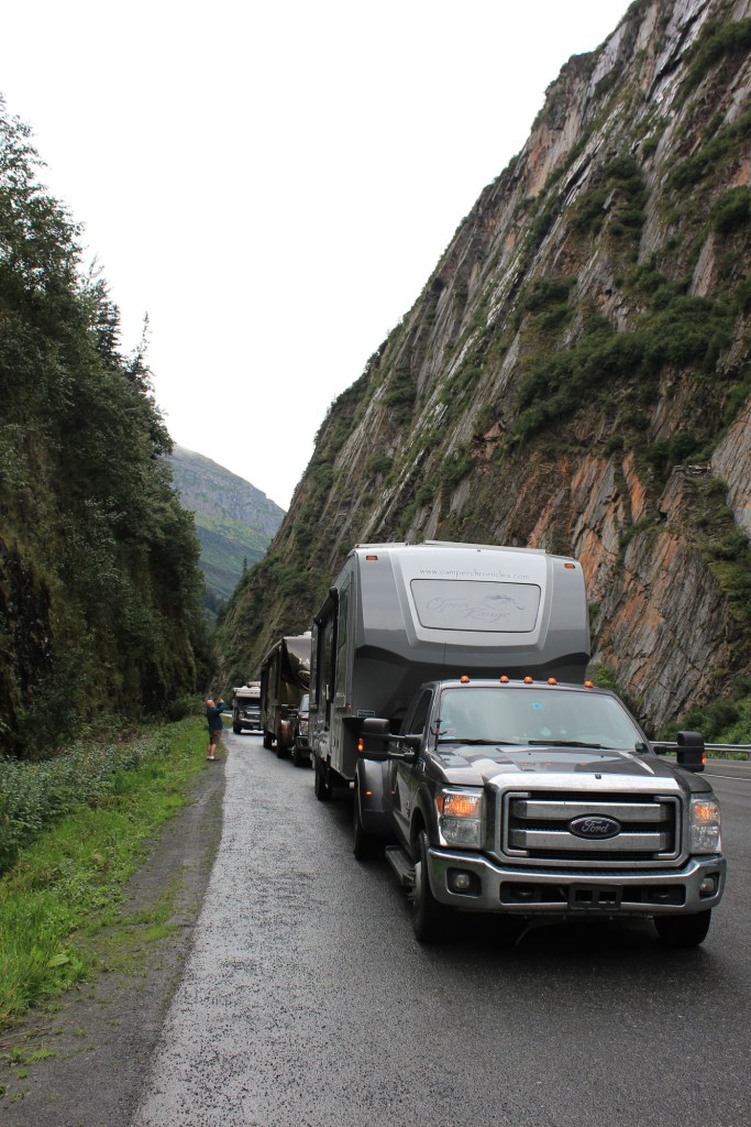 The canyon isn't as narrow as it looks in this picture but the walls are dramatic and pretty close