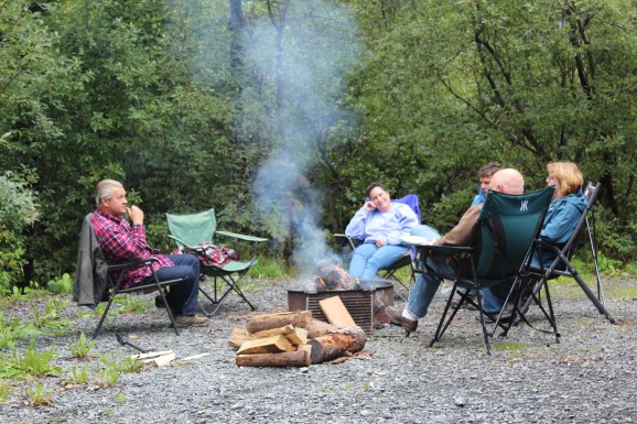 Afterwards we went back and had a campfire and ate some pulled pork I had made for travel day 