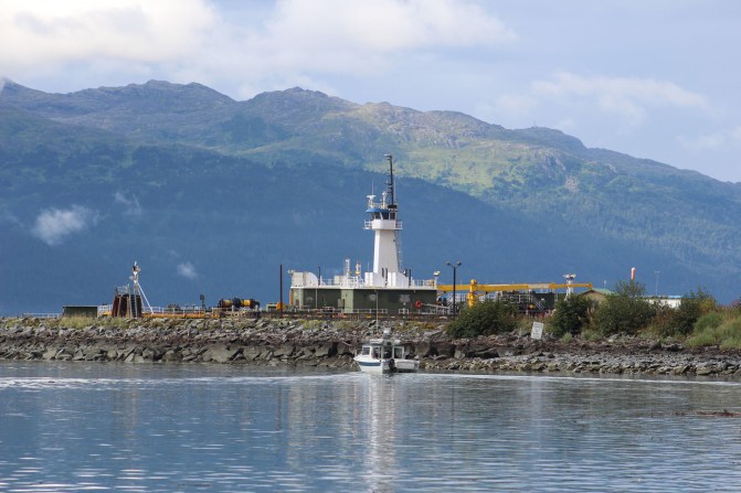 Navigating out of the bay was pretty