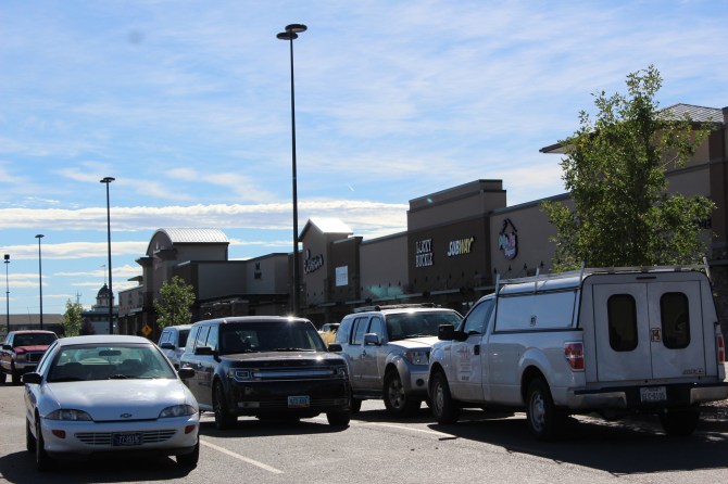 The nice strip mall in town